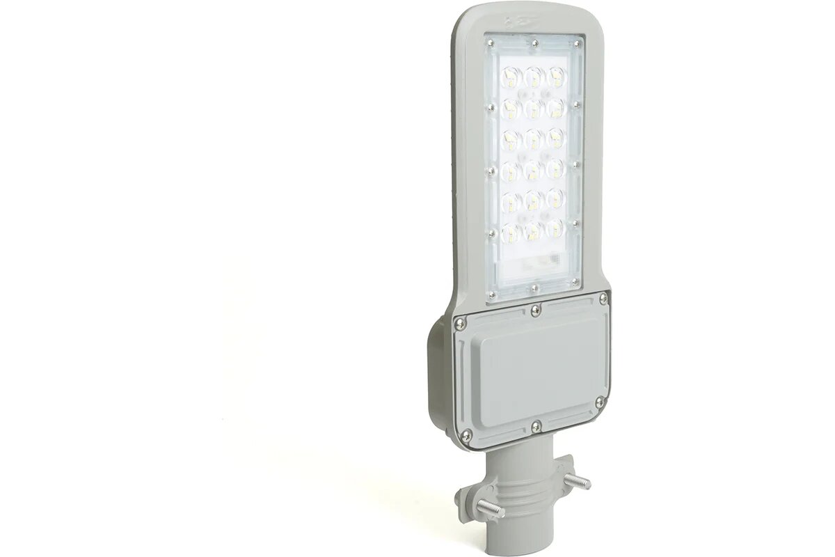 Уличный консольный светодиодный светильник SP3040, 50W, 5000К, 6000Lm, серый, Feron 41548