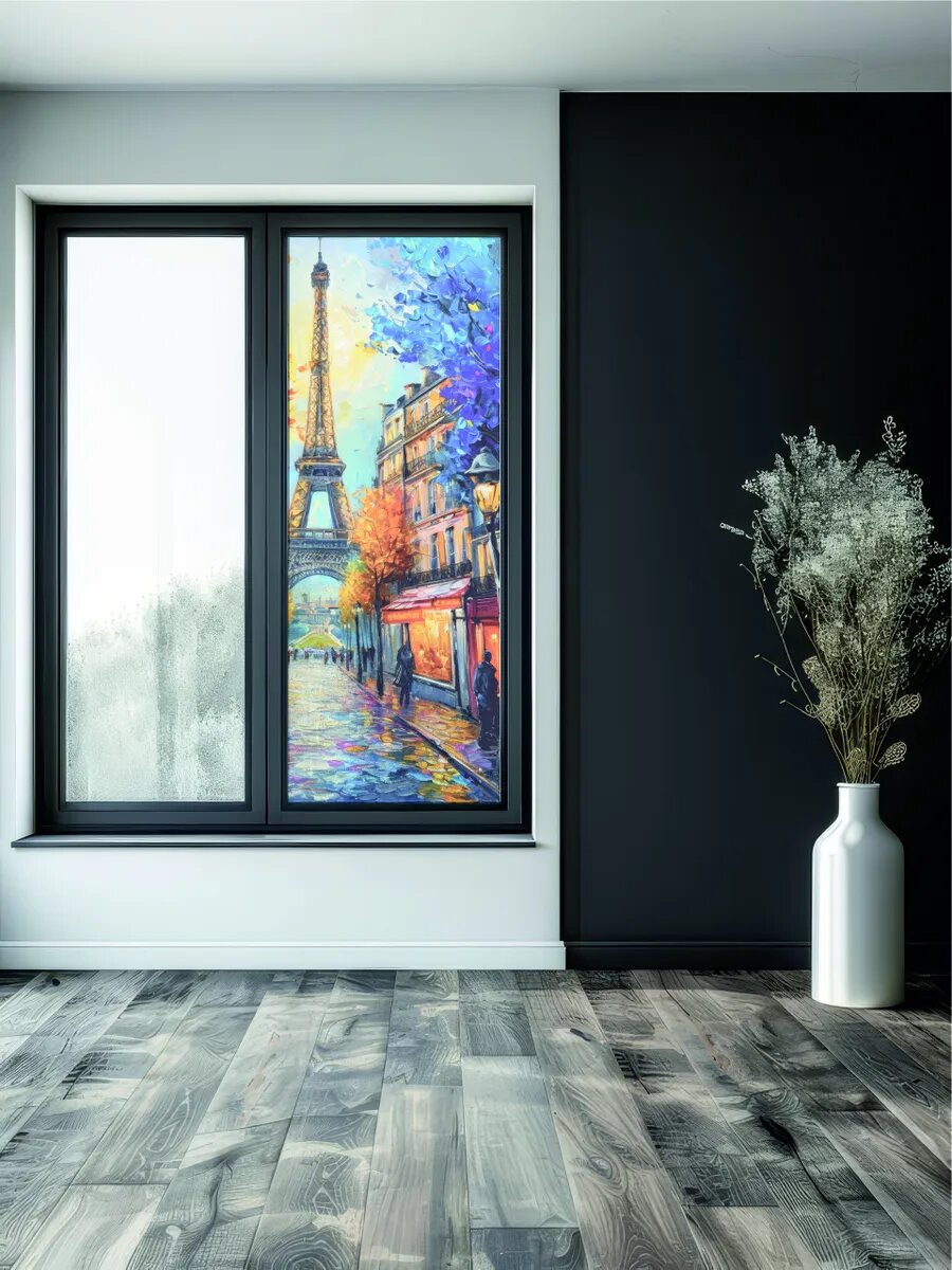 Витражная пленка на стекло — фото 1