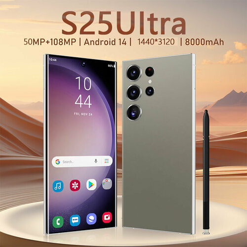 Смартфон S25 Ultra Ростест EAC 12512 ГБ черный матовый черно-серый 2680000₽