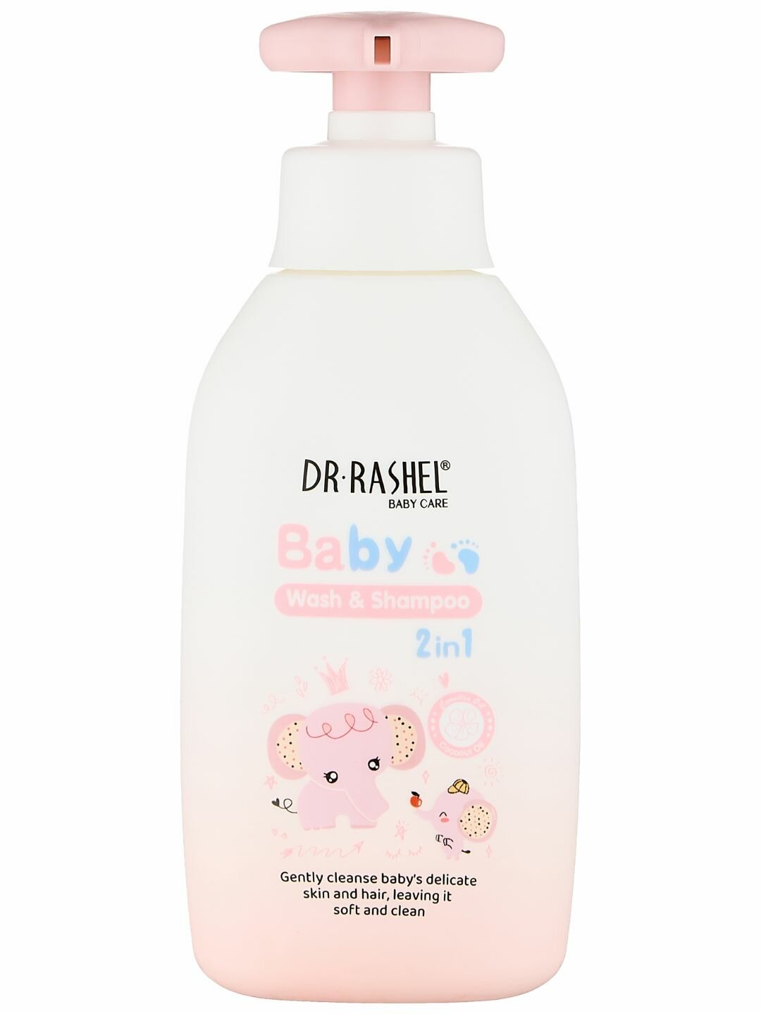 Гель для душа и шампунь Dr.Rashel Baby 2-In-1, гипоаллергенный, увлажняющий, 300мл — фото 1