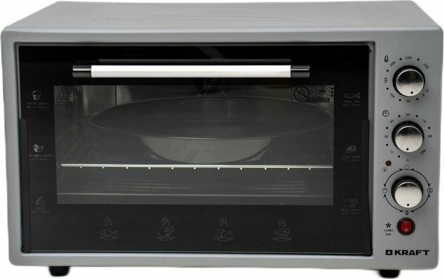 Мини-печь KRAFT KF-MO 4506 GR серый