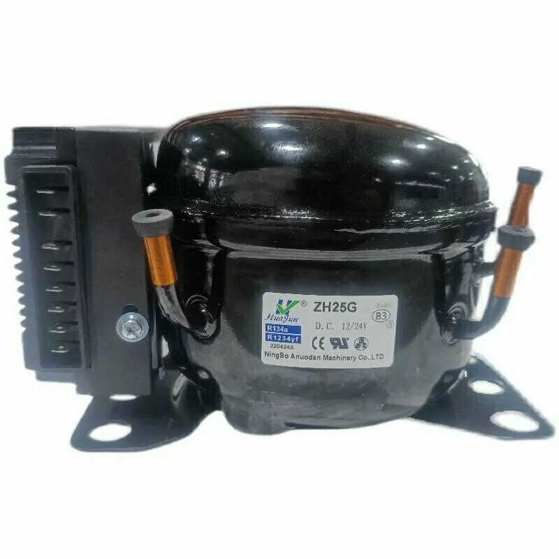 12V 24V DC Компрессор, постоянного тока Автомобиль пароход холодильник мини холодильник компрессор ZH25G
