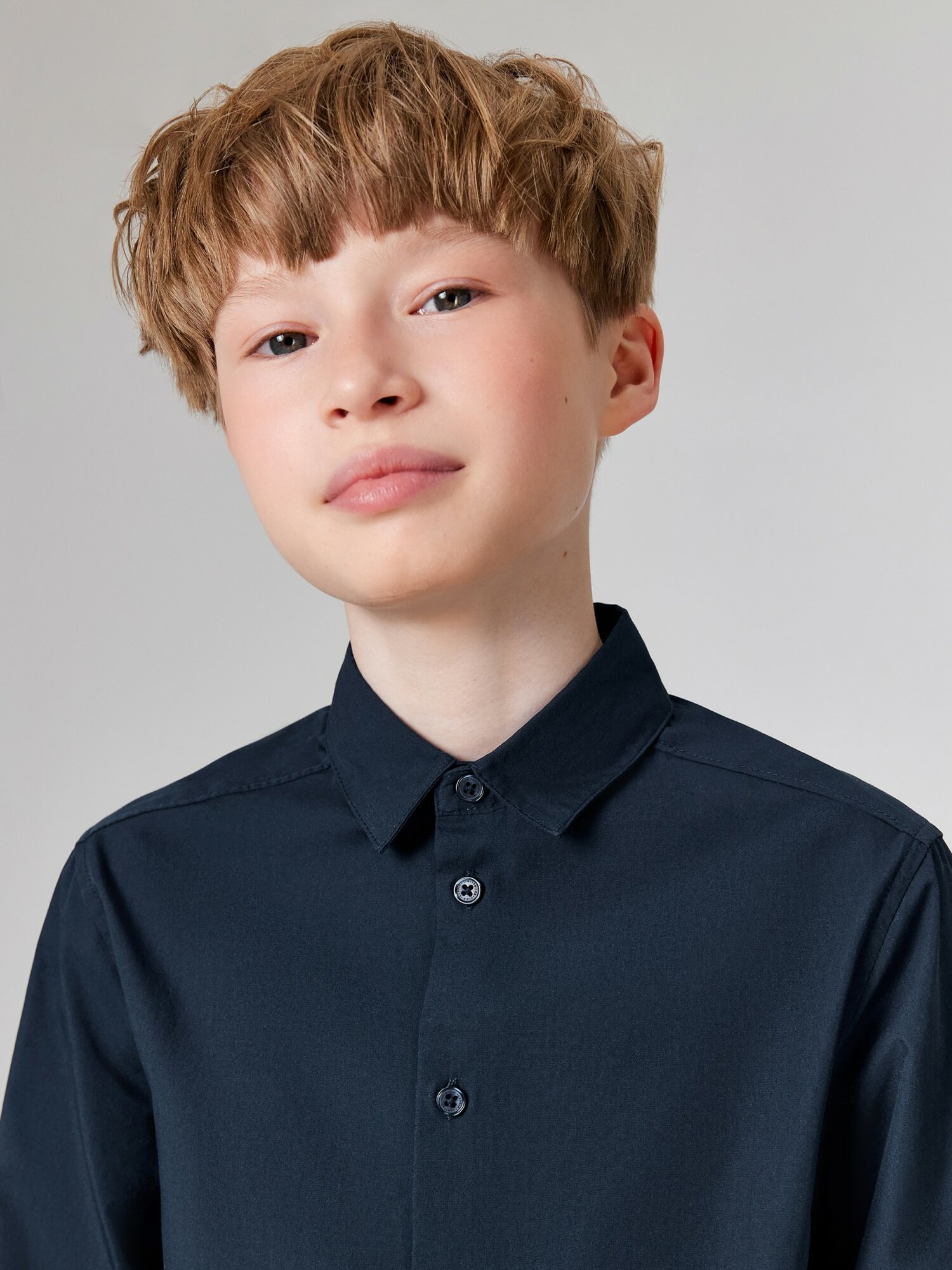 Школьная рубашка Acoola размер 146 темно-синий