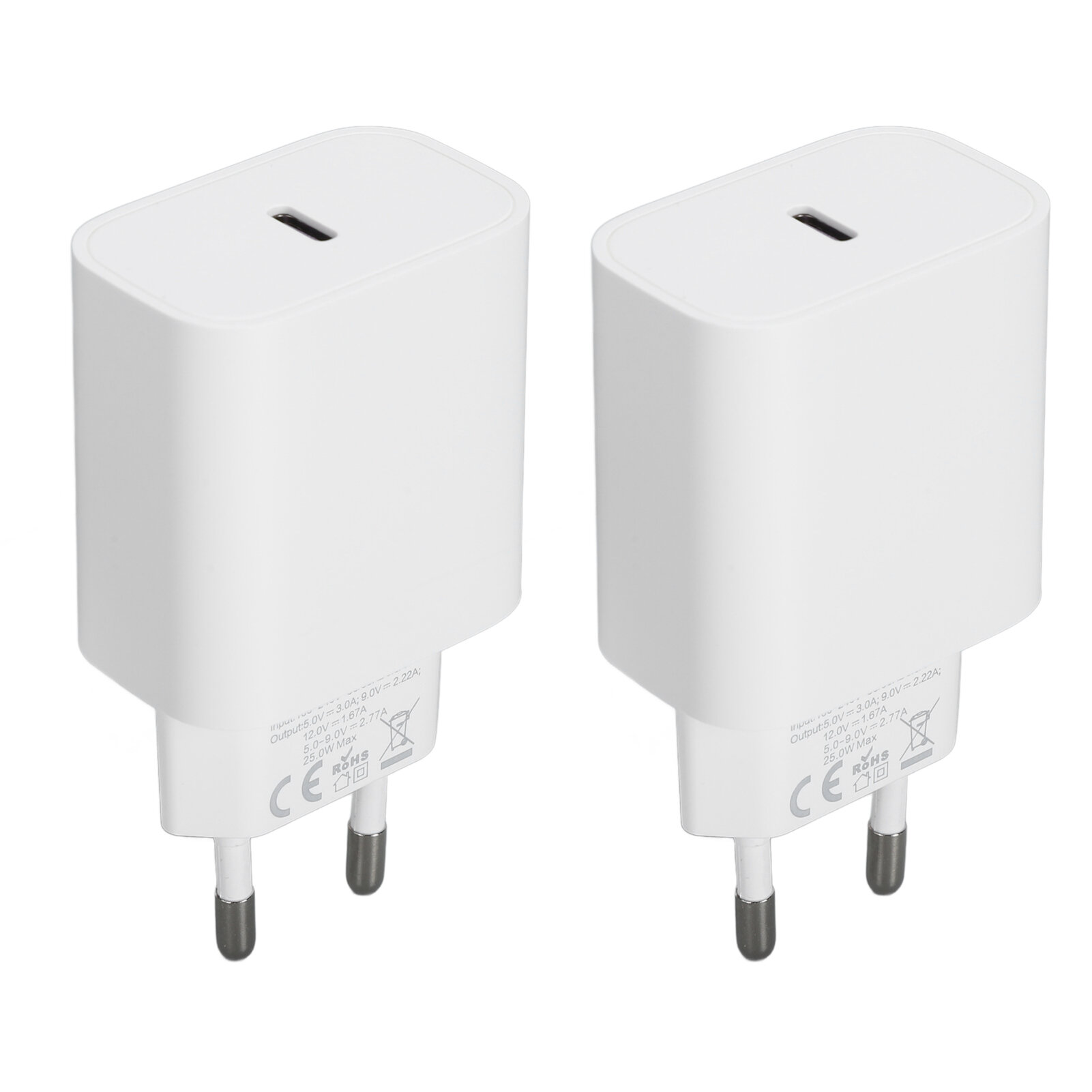 Зарядное устройство PD USB C блок, 25W, быстрое зарядное устройство, для путешествий