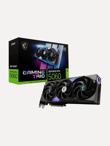 Изображение товара Видеокарта MSI GeForce RTX 5060 8G Gaming Trio OC, официальная гарантия