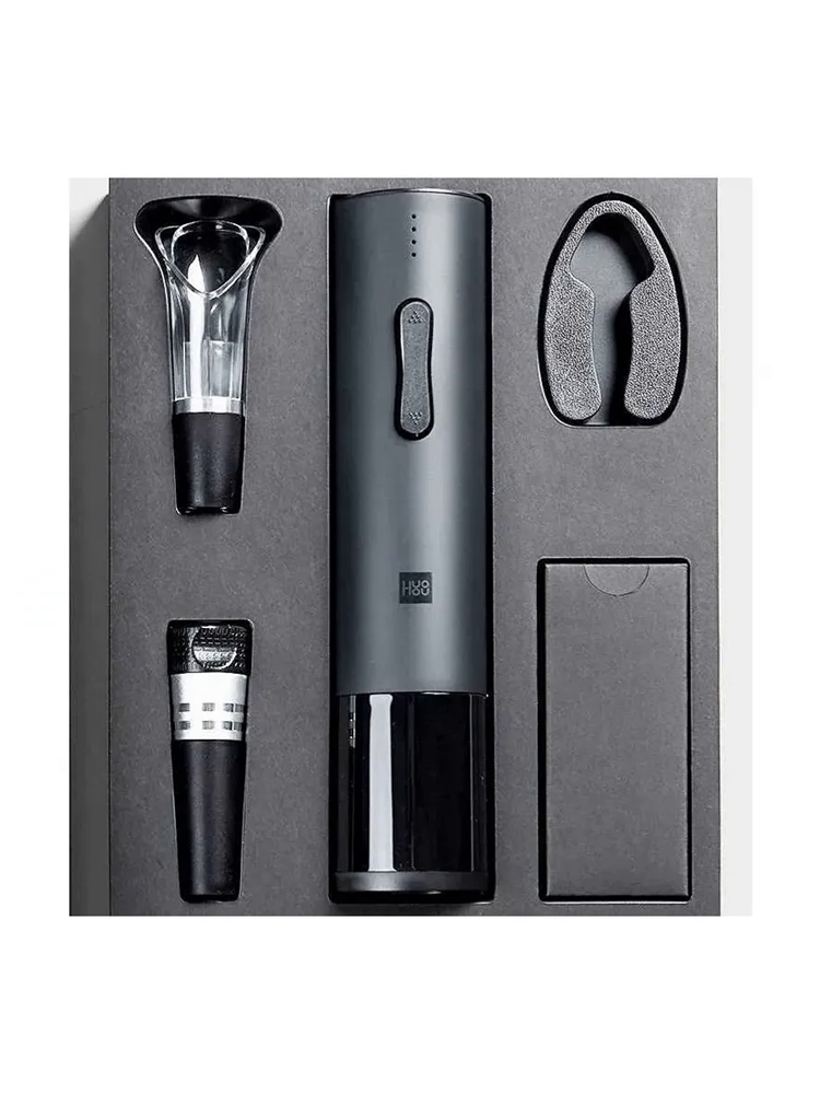 Электрические Штопоры Xiaomi Huohou Штопор электрический HuoHou Electric Wine Bottle Opener Basic HU0047, 4 в 1, черный