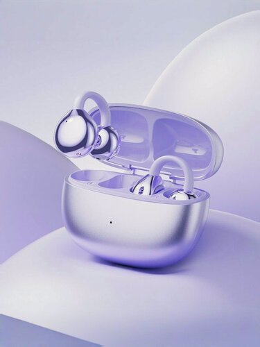 Изображение товара M108 Беспроводные наушники Bluetooth, костная проводимость, шумоподавление, фиолетовый