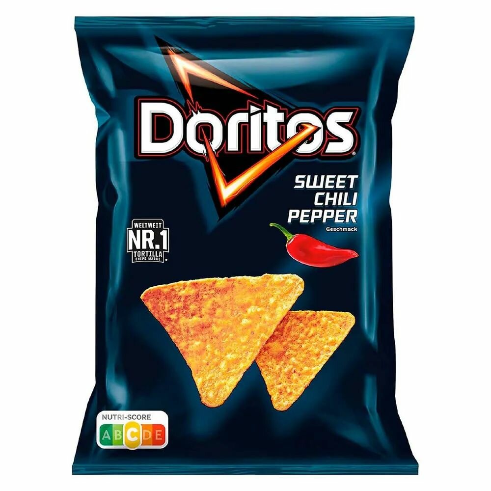 Чипсы кукурузные Doritos Sweet Chili Pepper 110гр (Германия)