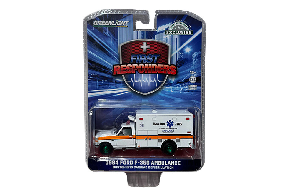 Modellino Ford F350 Ambulanza 1993 – LONG BEACH SEARCH AND RESCUE – Scala 1:64 Pressofuso