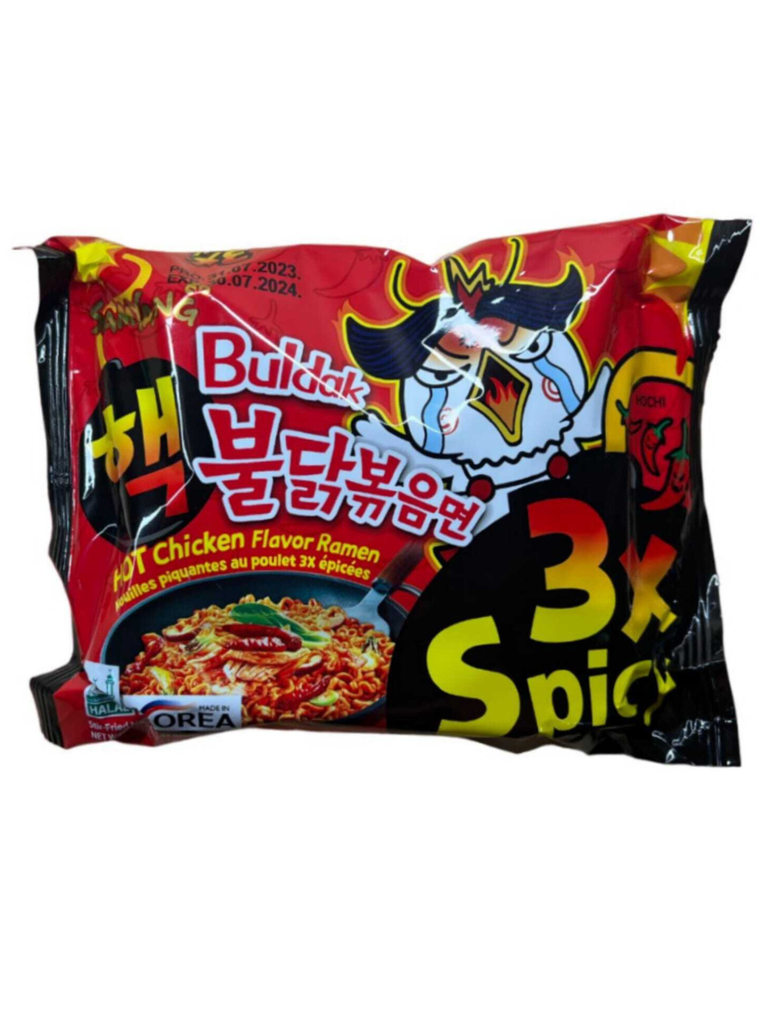 Лапша Samyang Очень острая курица 3xSpicy 140 г