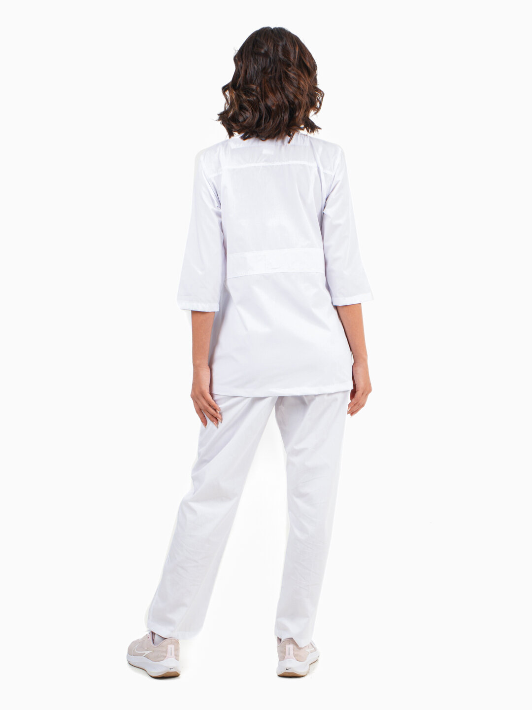 Женская медицинская форма Savdo belgisi, белая, размер 48, всесезон — фото 1