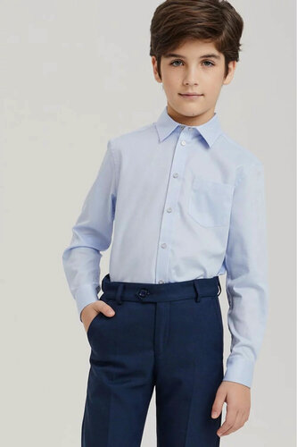 Изображение товара Школьная рубашка прямого кроя