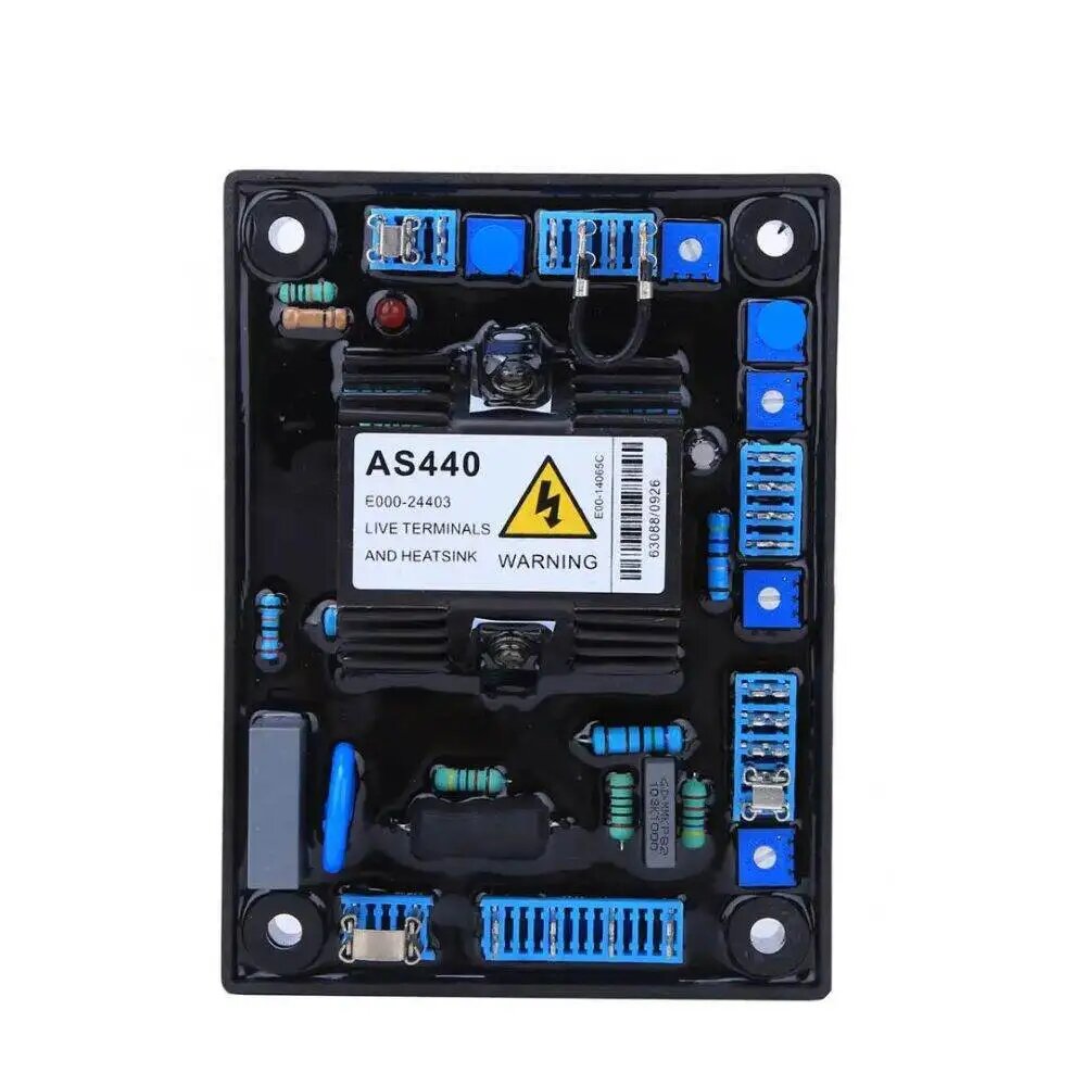 Регулятор напряжения AS440 Генератор AVR Дизельный бесщеточный генератор хорошего качества Конденсатор, AS440 Basic