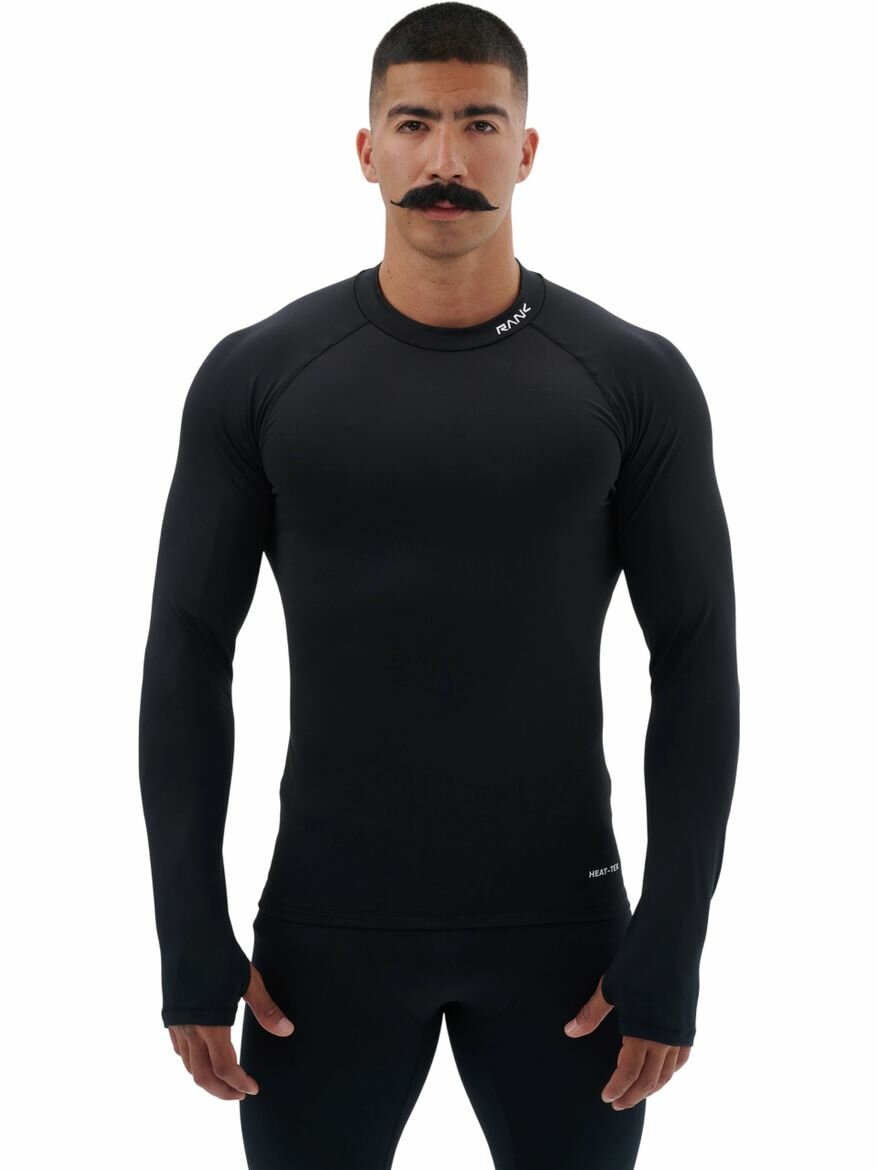 Термолонгслив RANK HEATTEX Compression Long Sleeve размер L черный