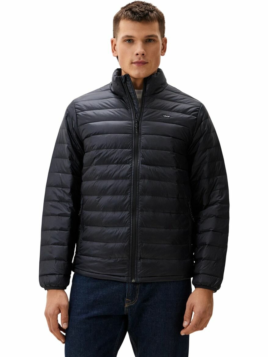Куртка Levi's Men Tobal Down Packable Jacket, размер S, черный