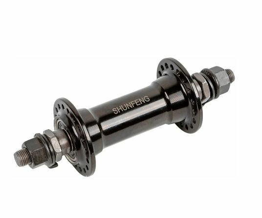 Втулка передняя V-brake Shunfeng F-A241F "ВМХ" М14 48H на гайках