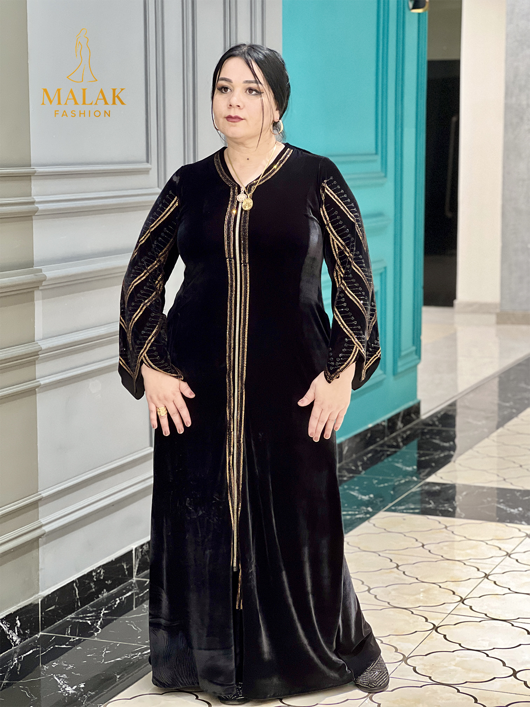Платье  Malak Fashion, размер 50-60, 001 черный