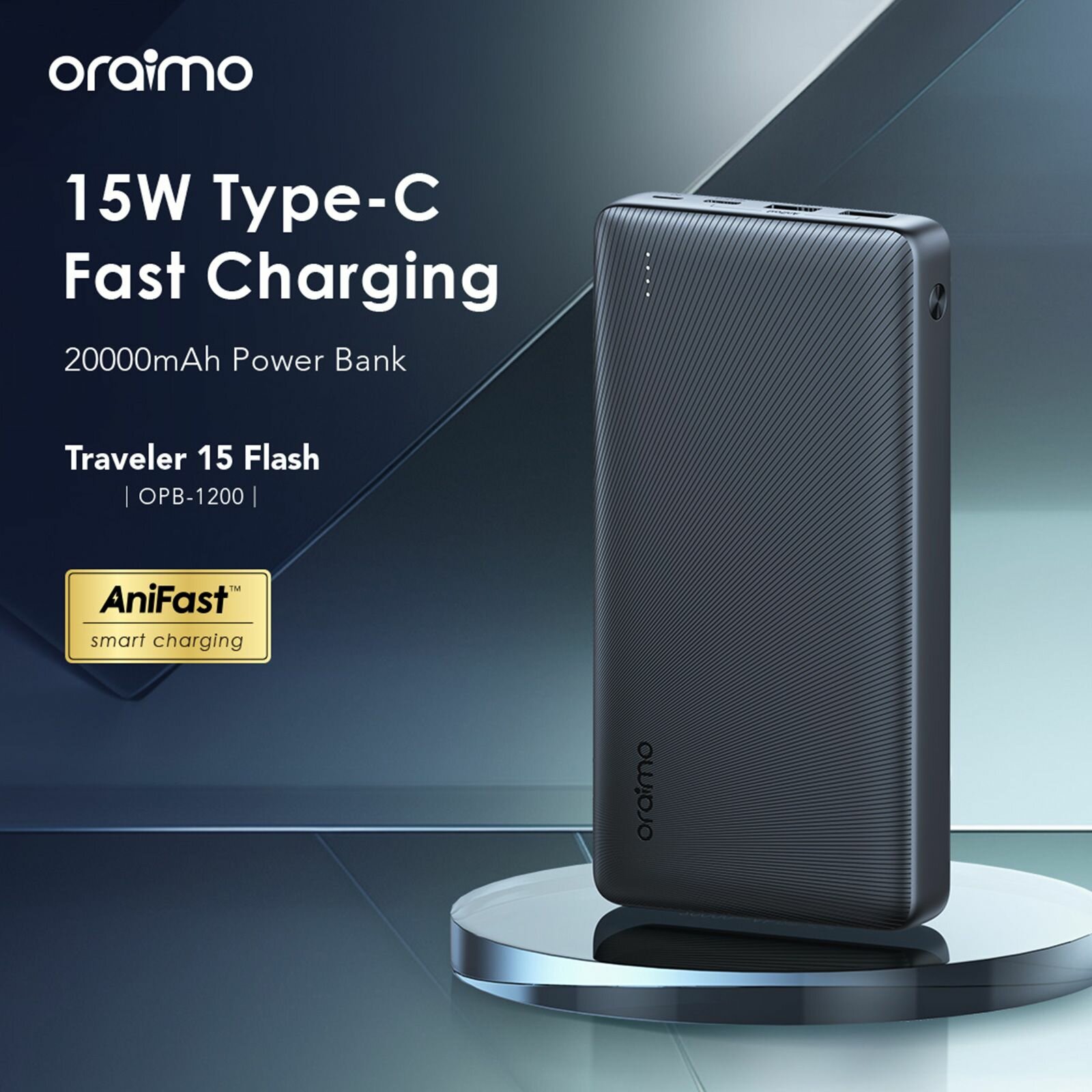 Power bank Oraimo OPB-1200 20000мАч черный
