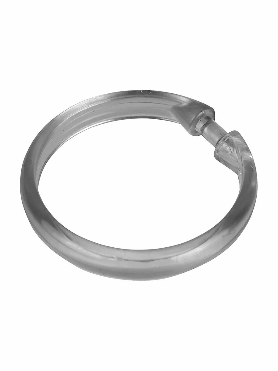 Кольца для штор Lokee black 12 шт серые — фото 1