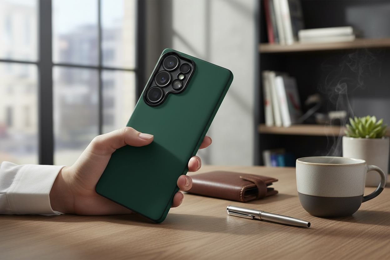 Чехол для Samsung A51 4G — матовый soft-touch с глянцевой защитой камеры, тонкий, противоударный, премиум качество