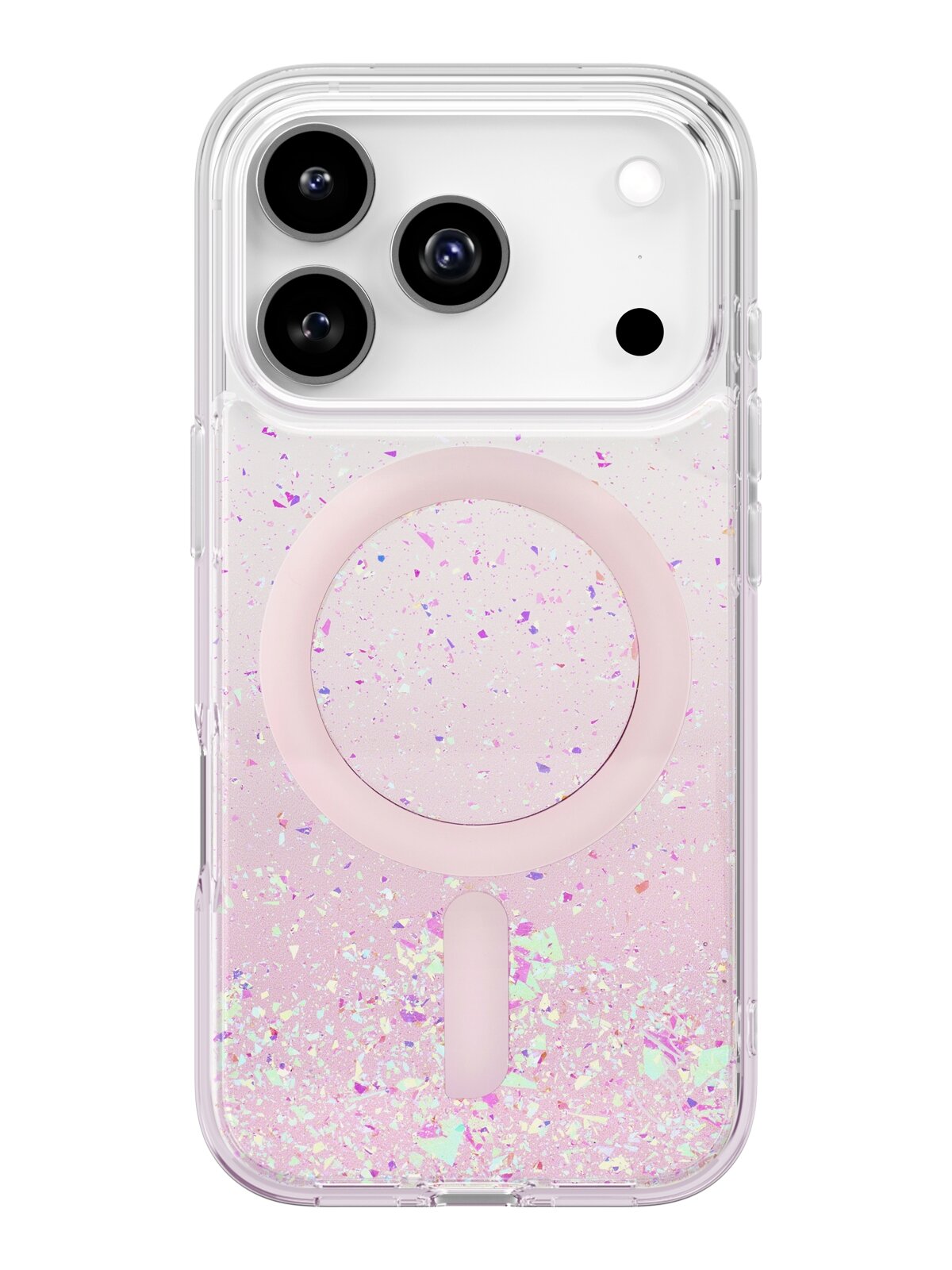 Uniq чехол с MagSafe для iPhone 17 Pro, COEHL Resin Rosara Pink Haze