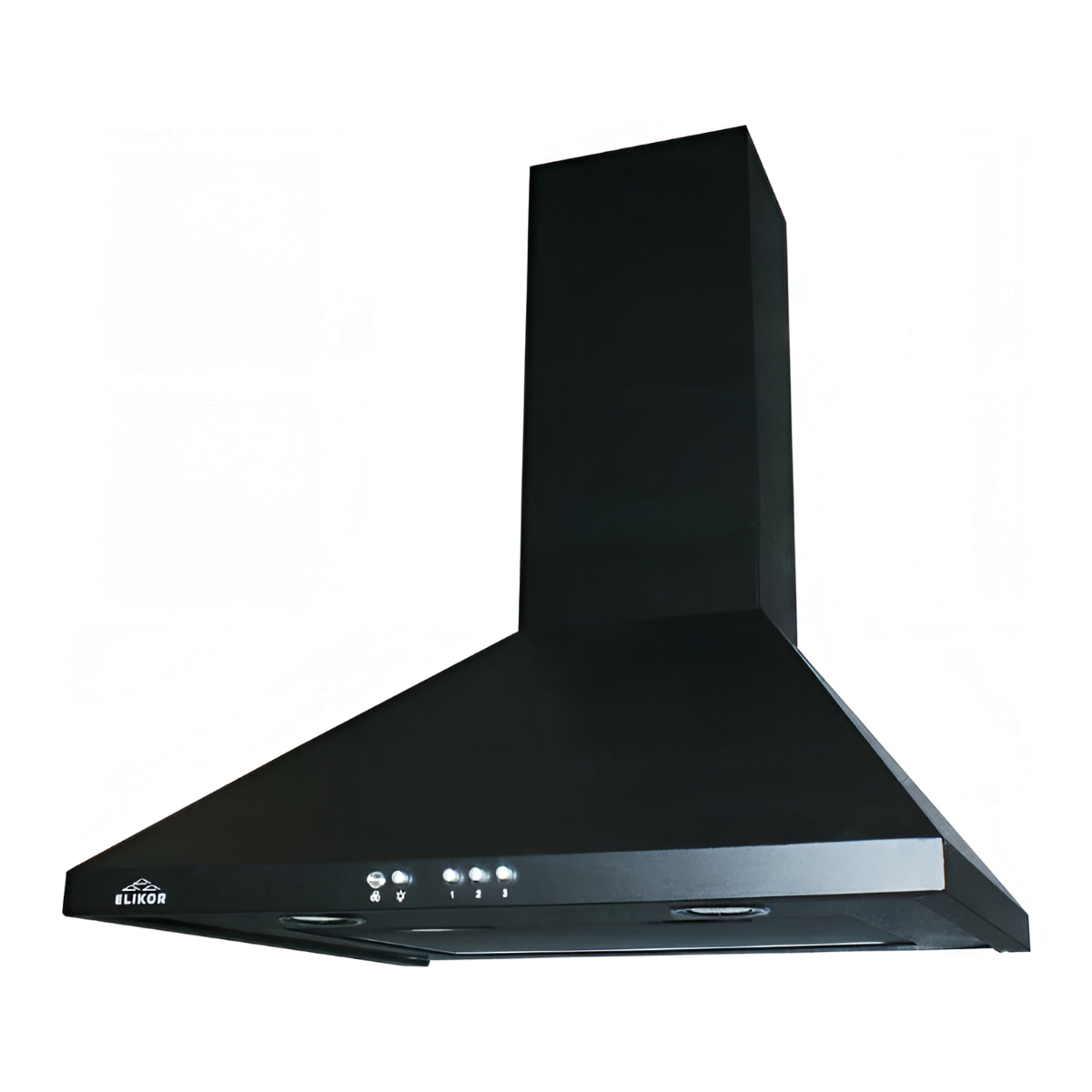 Вытяжка кухонная вытяжка ELIKOR Вента 60П-650-К3Д черная 225Вт 650 куб. м/ч 3 скорости отвод и циркуляция
