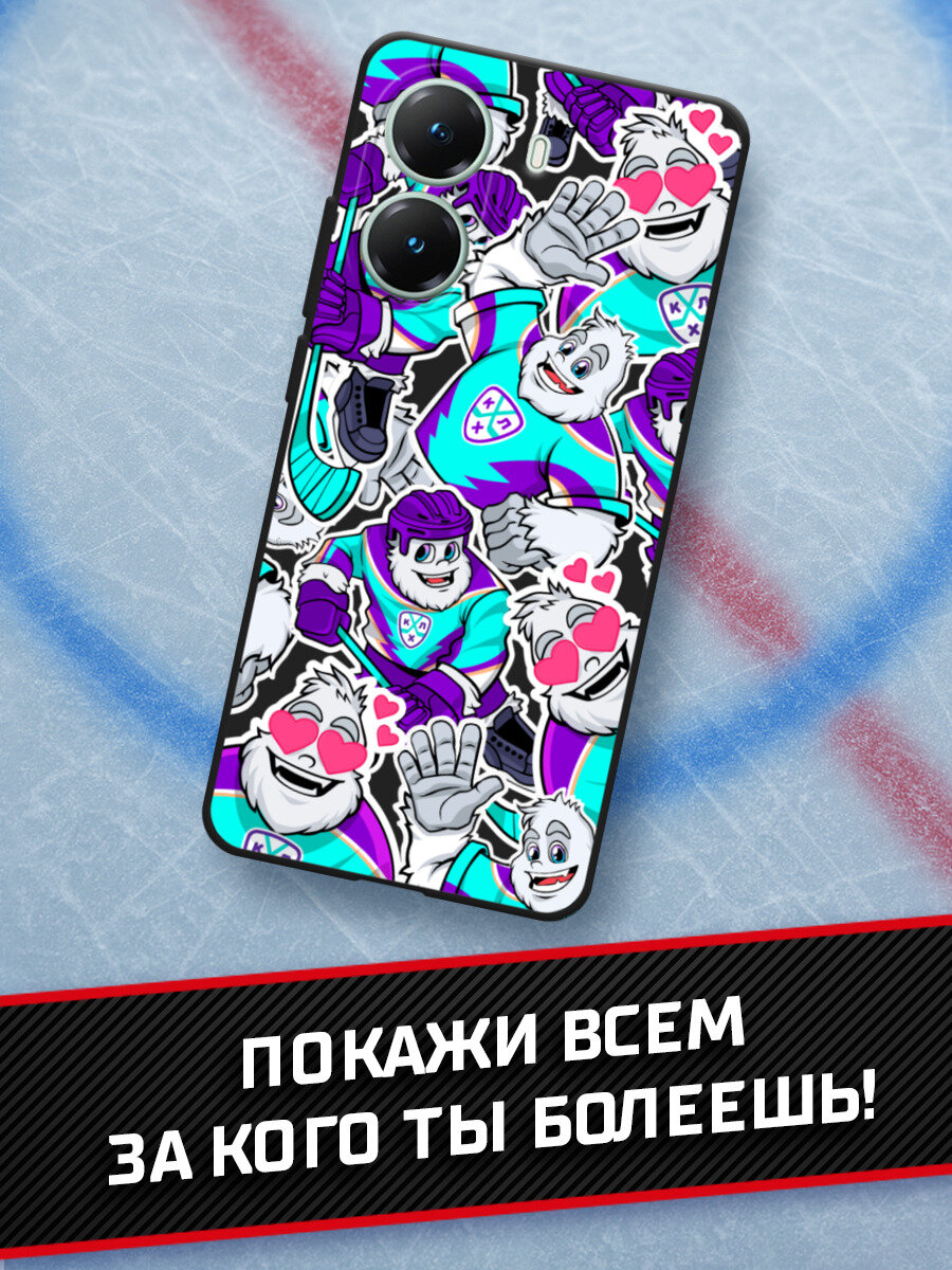 Картинки Чехол на Xiaomi POCO X7 PRO / Сяоми Поко X7 Про с принтом КХЛ. Крут Стикербомбинг