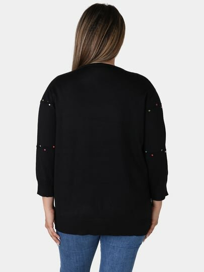 Свитер , размер OneSize, черный — фото 1