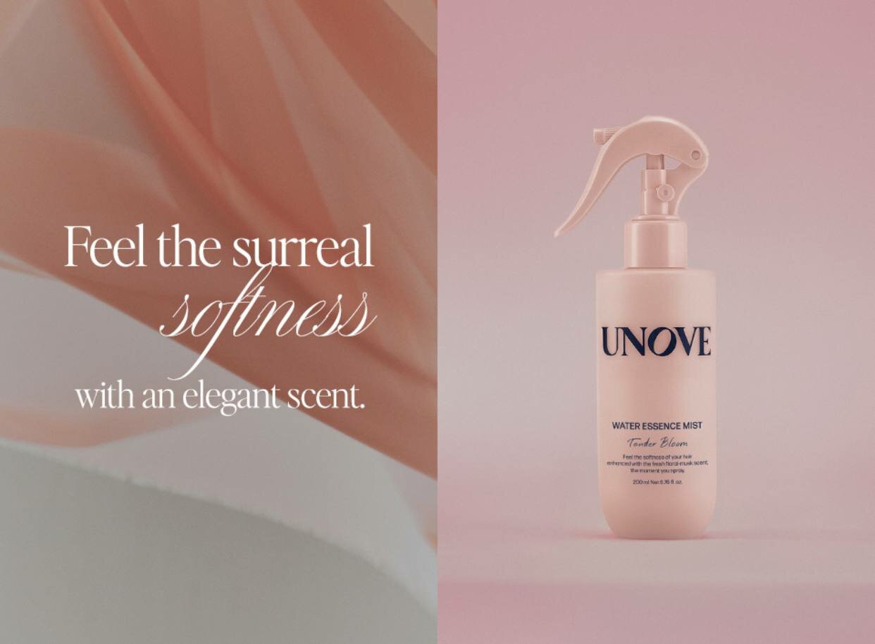 Мист для волос UNOVE WATER ESSENCE MIST TENDER BLOOM 200мл — фото 1