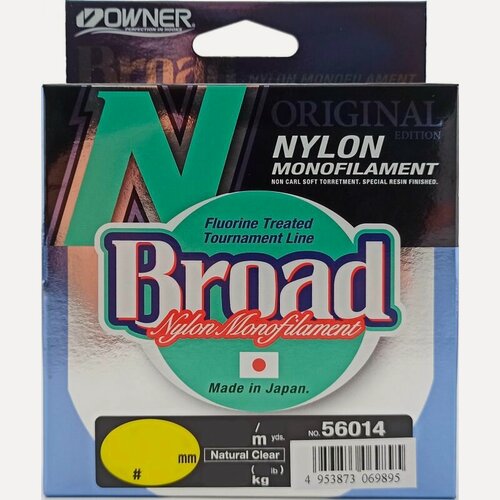 Изображение товара OWNER Леска Broad 300м 0,37мм 11,8кг