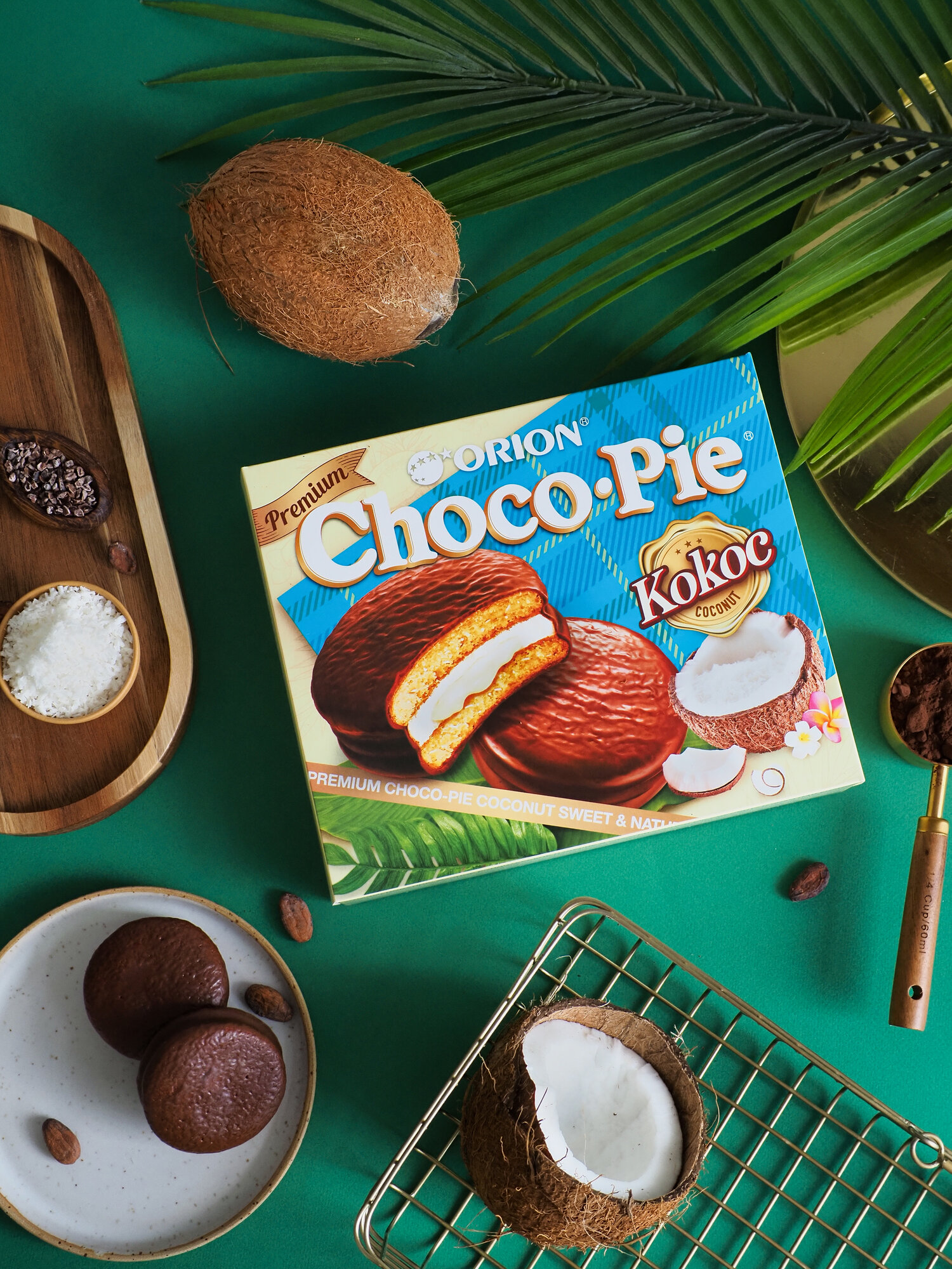 Пирожное Orion Choco Pie кокос, 360 г