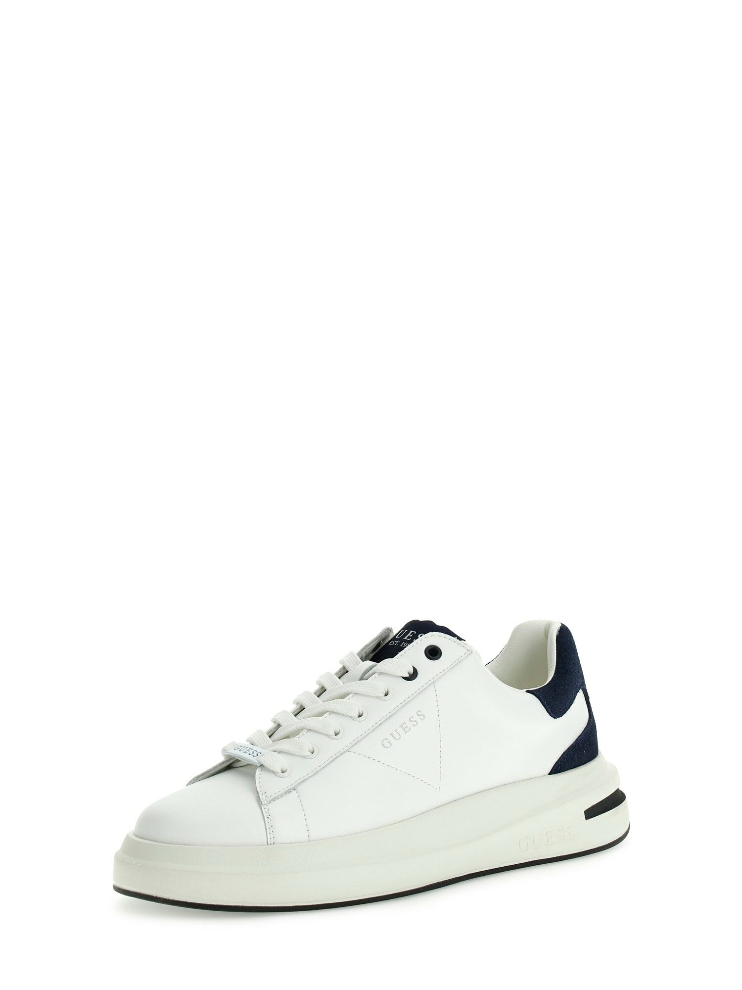 Кеды GUESS, размер 42, белый/синий — фото 1