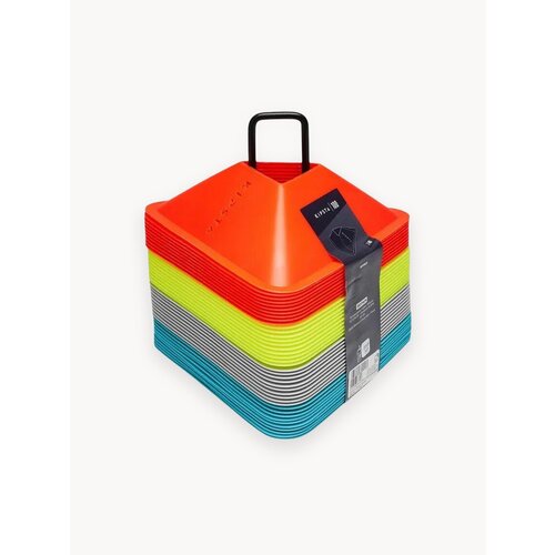 Набор фишек Kipsta 100 Essentials, оранжевый, 4 цвета, 40 штук