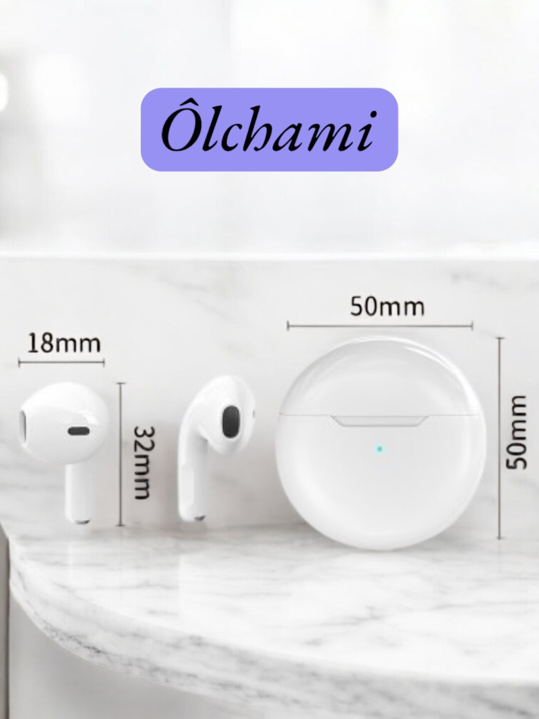 Беспроводные наушники Pro 6 для Ios и Android, Bluetooth 5.0 — фото 1