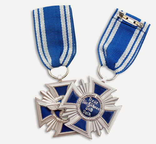 Изображение товара Медаль За выслугу лет в нсдап II степени, Германия 1939, реплика сувенирная копия, ордена медали и награды