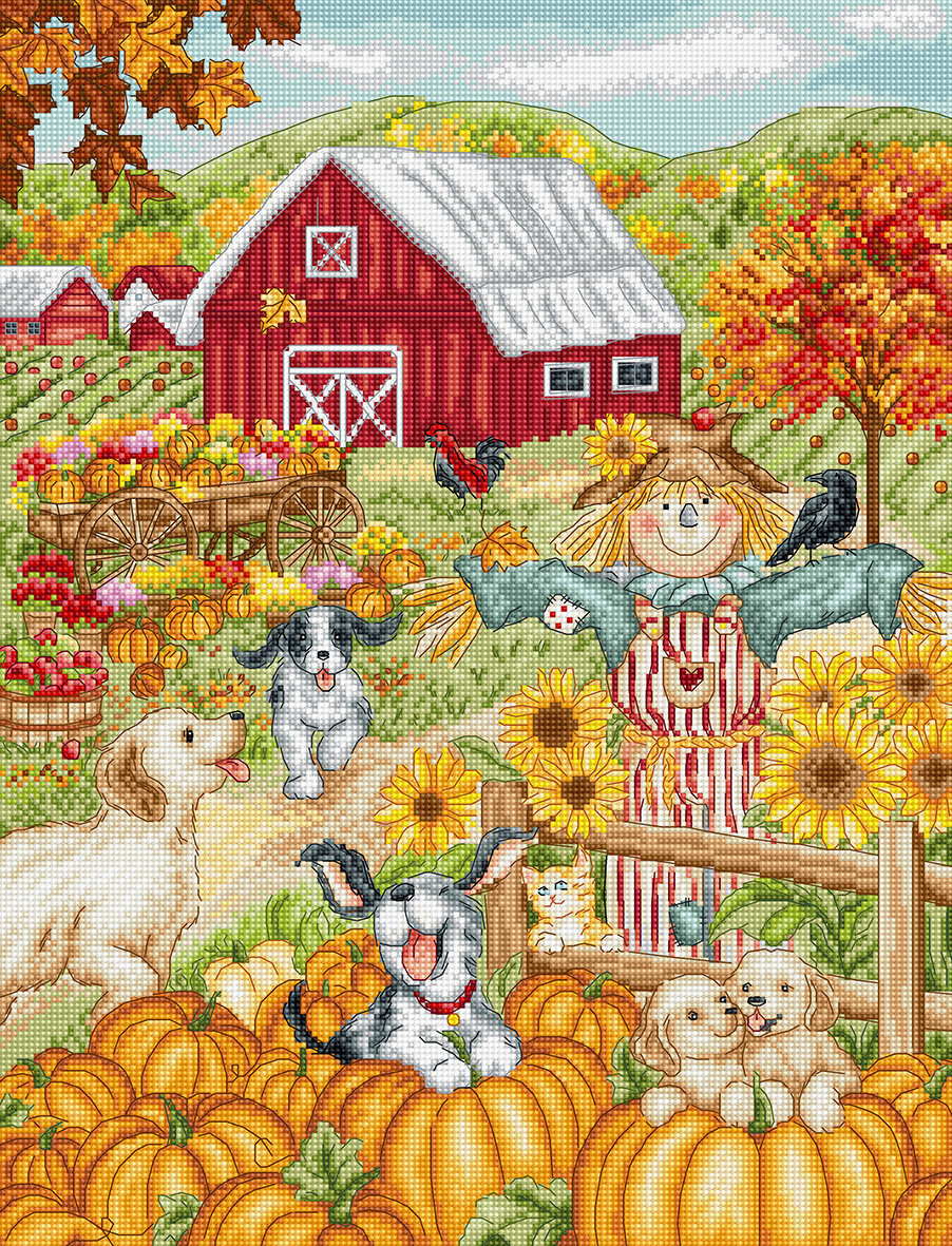 Набор для вышивания LetiStitch L9936 Autumn Farm