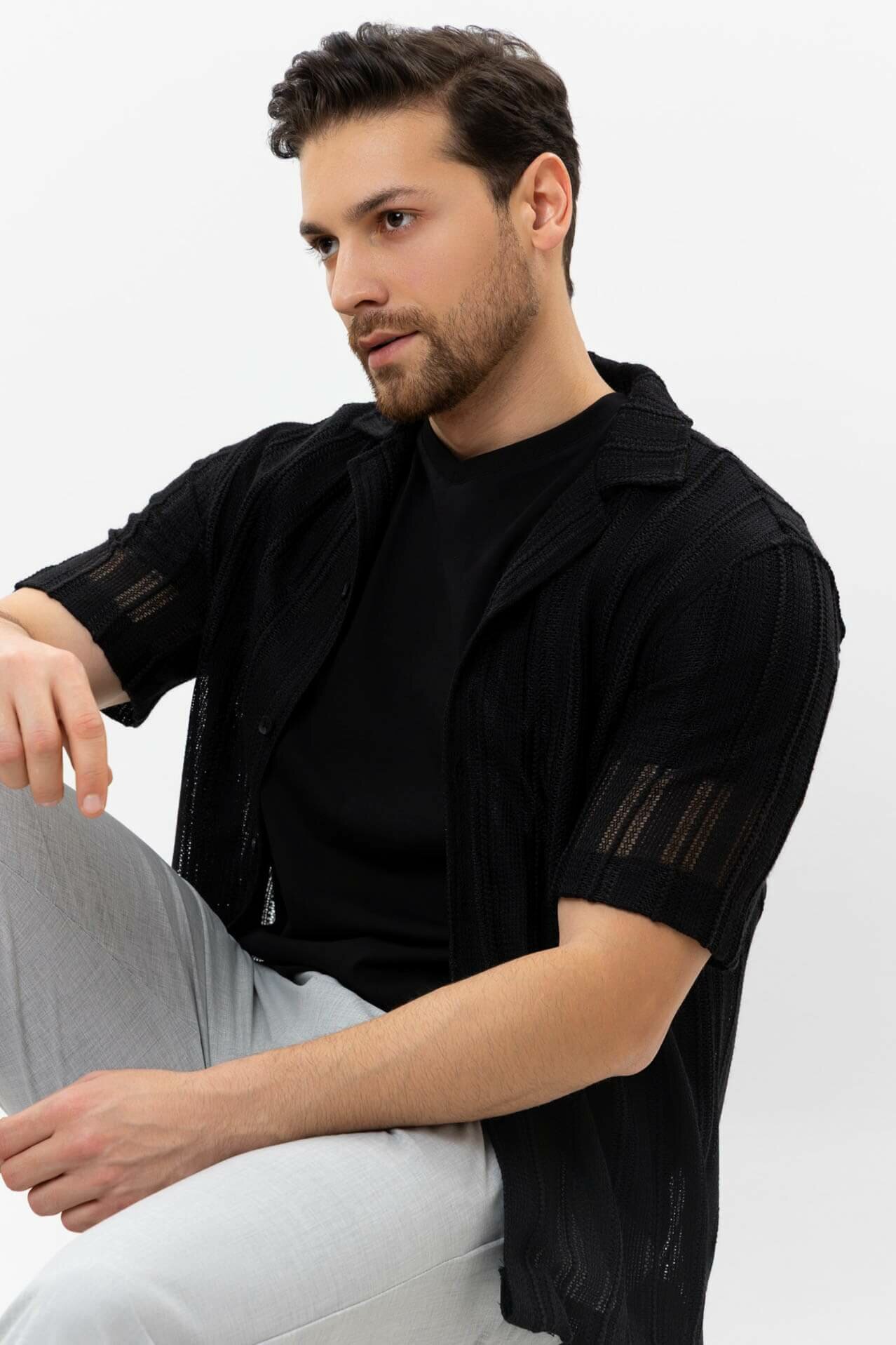 Рубашка TERRA PRO, размер S, black — фото 1