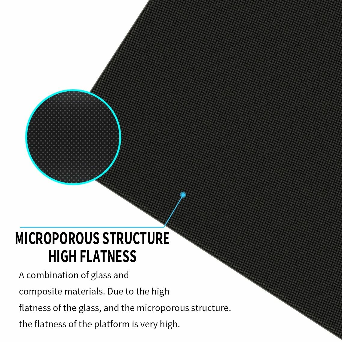 Решетчатая стеклянная платформа IdeaFormer для Ender-3 Pro 220x220x4mm — фото 1