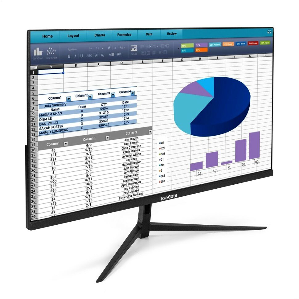 Монитор с аудио выходом 23.8" ExeGate SmartView EZ2400TA (EX296282RUS)