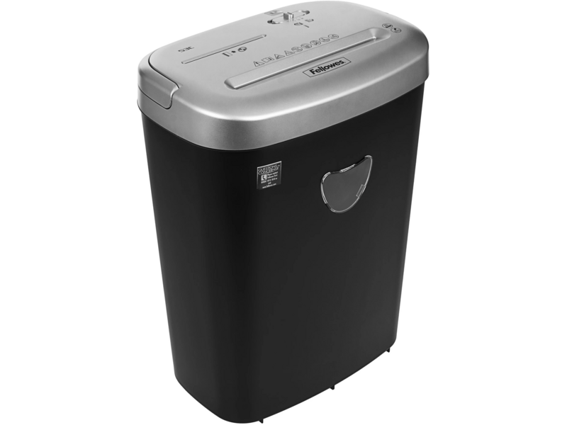 Шредер Fellowes® Powershred® 53C, DIN P-4, 4х35мм, 10лст, 23лтр, уничт: скобы, скр, пл. карты, CD, шт шредер Fellowes® Powershred® 53C