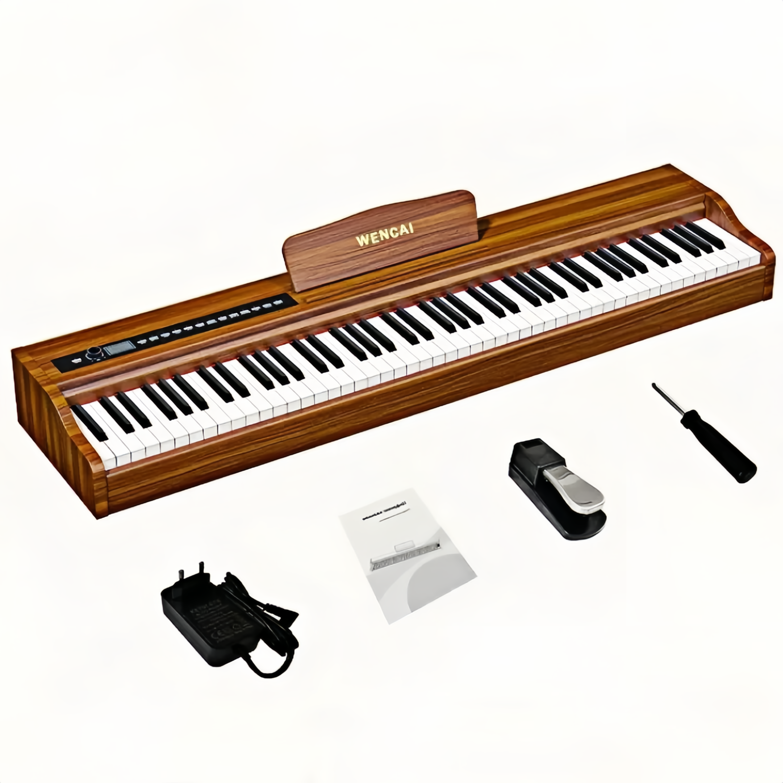 Цифровое пианино WENCAI BL-150, молоточковая клавиатура, Bluetooth, запись песен