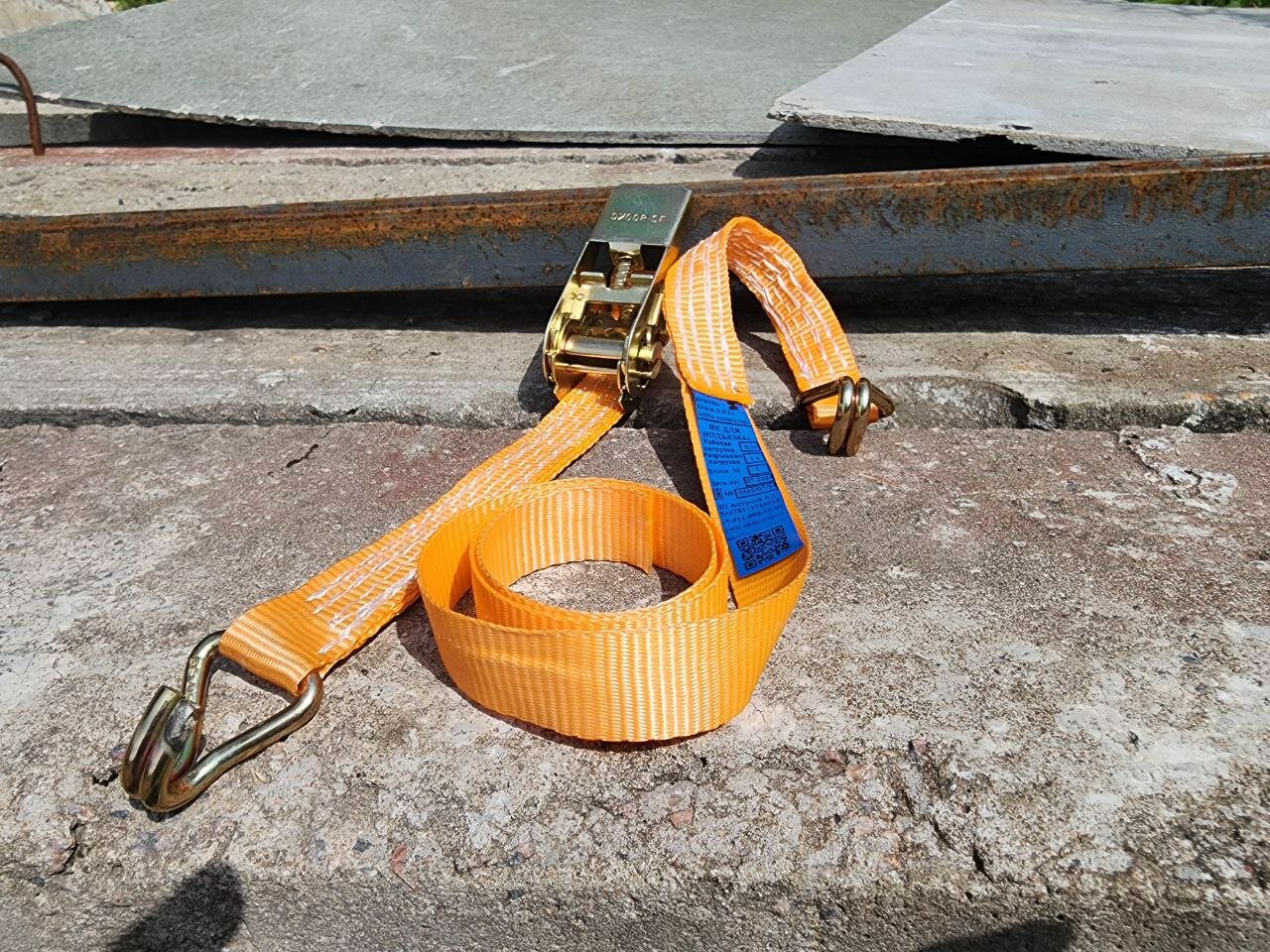 Стяжной ремень 0,8/1,6т 25мм 9м — фото 1