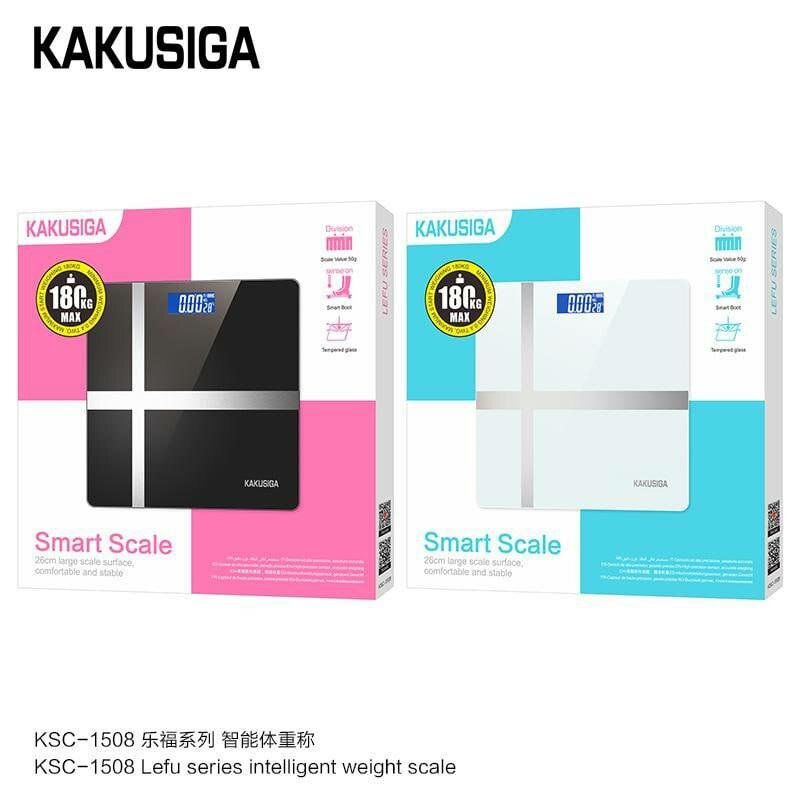 KAKUSIGA Smart Scale - цифровые весы (180 кг, закаленное стекло, автоматическое включение) хорошее качество — фото 1