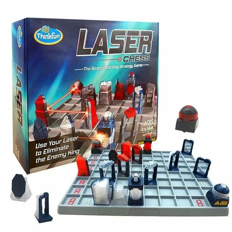 Шахматы лазерные "Thinkfun", для детей, американские, международные, с защитой глаз