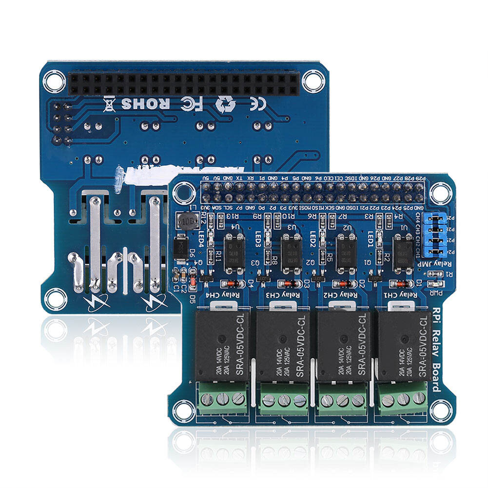 Экран модуля расширения платы реле питания поддерживает RPi a/b/2 B/3 B для Raspberry Pi