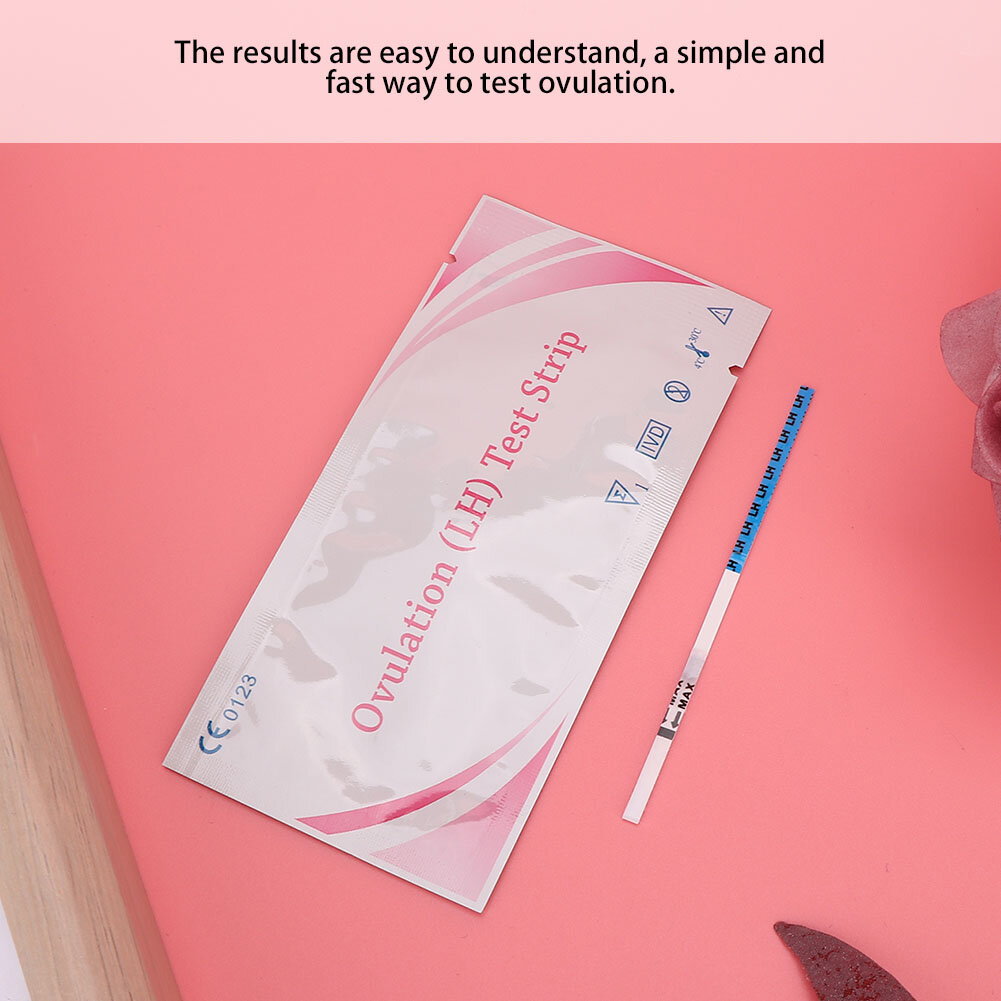 Картинки 8Pcs Women Household Early Pregnancy LH Ovulation Test Strip Urine Detection Tool