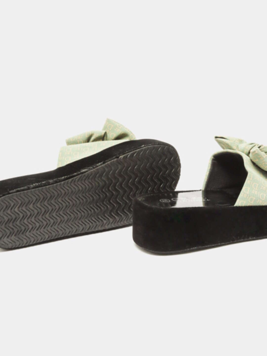 Тапочки тапочки, размер 37, зелeный — фото 1