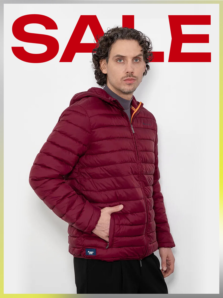 Куртка Aquascutum, размер XL, бордовый