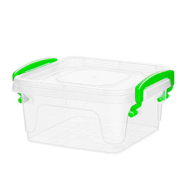 Контейнер 24 л Fresh box квадратный прозрачный