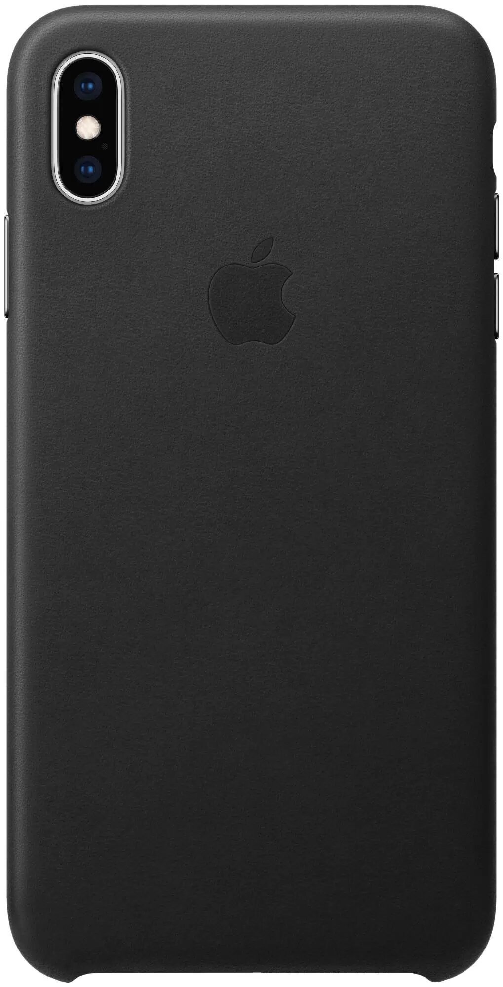 Чехол Apple iPhone XS Max Leather Case Black MRWT2ZM/A